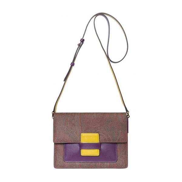 エトロより新作バッグ「レインボー」コレクション、ボヘミアン刺繍のストラップを組み合わせ