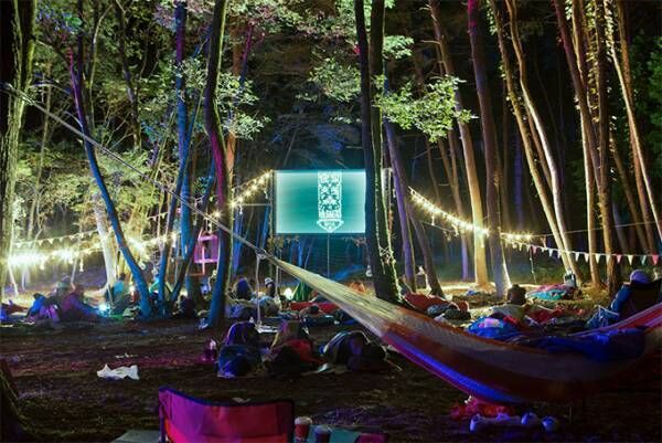 野外映画フェス「夜空と交差する森の映画祭2017」愛知県の離島・佐久島でオールナイト開催決定