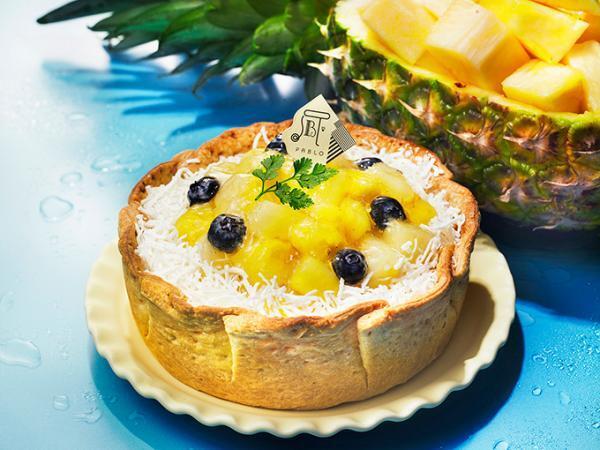 パブロから季節限定「ゴールデンパインとココナッツのチーズタルト」ごろごろ果肉×ココナッツカスタード