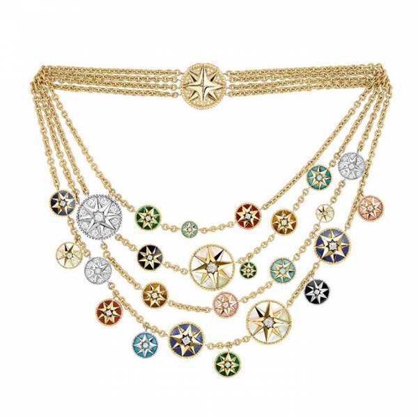 ディオール”お守りジュエリー”「ローズ デ ヴァン」からリバーシブルのブレストプレート登場