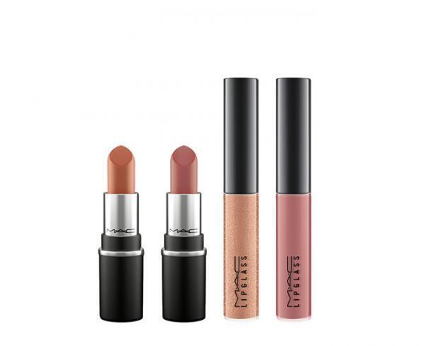 M·A·Cのコスメキット「ルック イン ア ボックス」スパイシーなピンクのリップやブラシをセットに