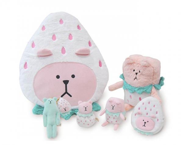 「クラフトホリック」限定ショップを博多マルイで - イチゴに変身したクマ”スロース”の新シリーズ