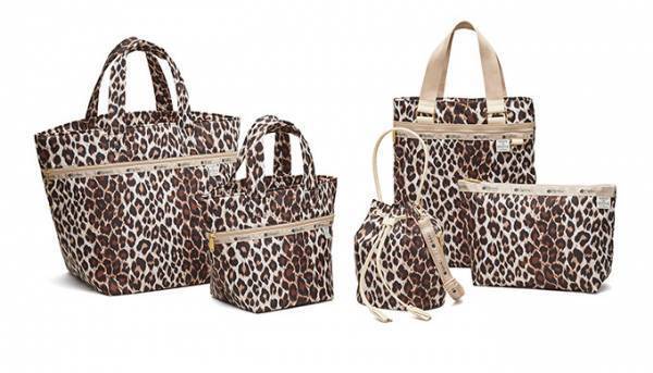 メゾン ド リーファー×レスポートサック、ヒョウ柄トートやパッキングポーチなど発売