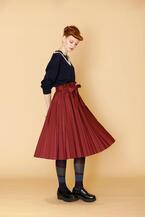 ジェーンマープルドンルサロン、ふんわりスカート＆ポップソックスで作る17年秋ファッション