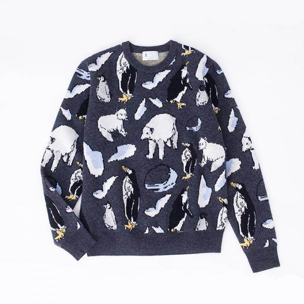 NY発ニットブランド「ラッド バイ デミリー」からペンギン＆シロクマの限定ニット