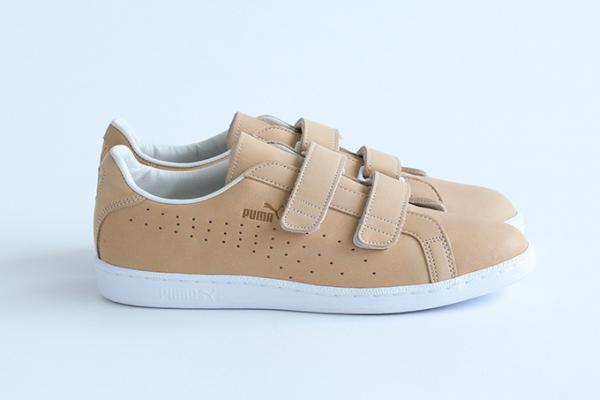 プーマのテニスシューズ「プーマ マッチ」特殊レザー＆ベロクロを採用、エディフィス＆イエナとのコラボ