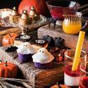 「ハロウィンスイーツビュッフェ」オバケ＆魔女の帽子のお菓子 - 大阪・ホテル阪急インターナショナルで