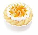 カフェコムサから、国産の白桃をたっぷり使った限定ケーキが登場 - メロンやいちじくを合わせて
