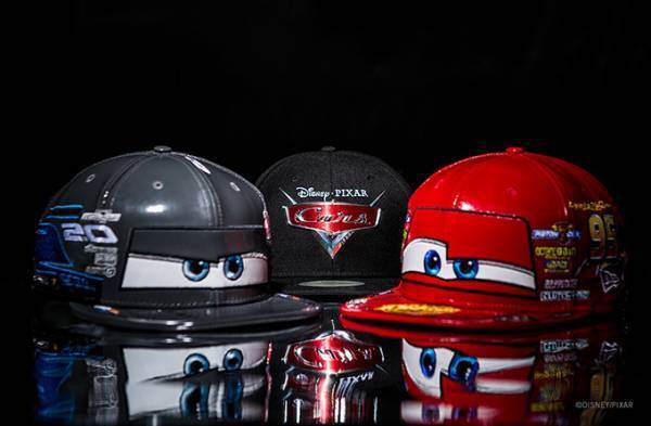 ニューエラ×映画『カーズ』のコラボキャップ、マックィーンやジャクソン・ストームの59FIFTY