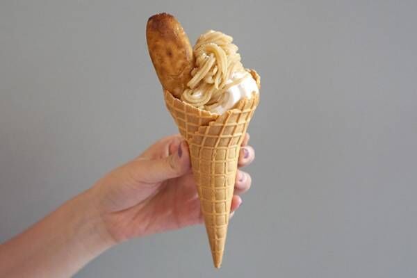 北海道銘菓「わかさいも」がソフトクリームに！原宿・コイソフで限定発売