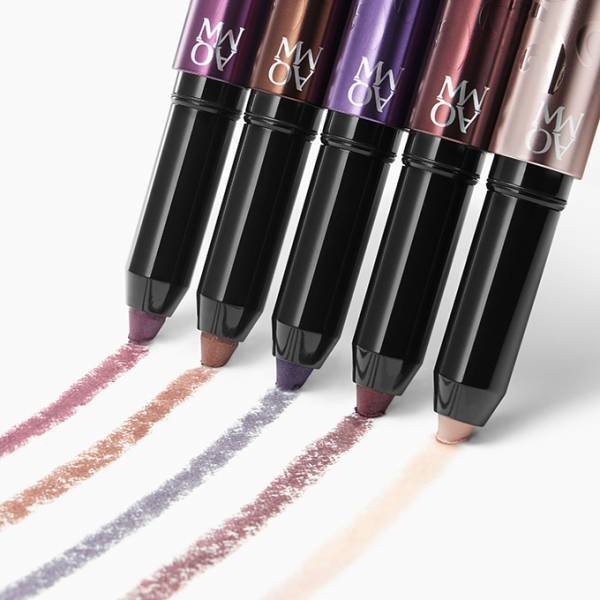 コスメデコルテ17年秋のカラーメイク、アイグロウ ジェムの限定ゴールド色や濃密発色のアイクレヨン