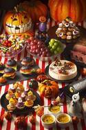 ニューオータニ幕張でハロウィンスイーツのブッフェ、3種のこだわりモンブランほか