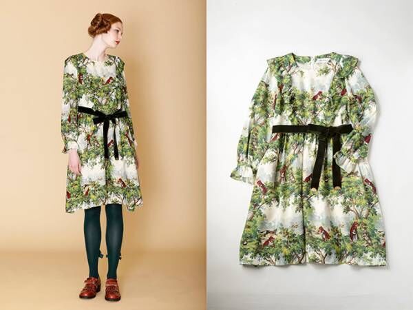 ジェーンマープル、童話”赤ずきん”がモチーフのドレス＆ヴィンテージ風コート