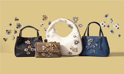 ボッテガ・ヴェネタ、万華鏡のようにカラフルな装飾のアジア限定バッグ「カレイドスコープ」発売