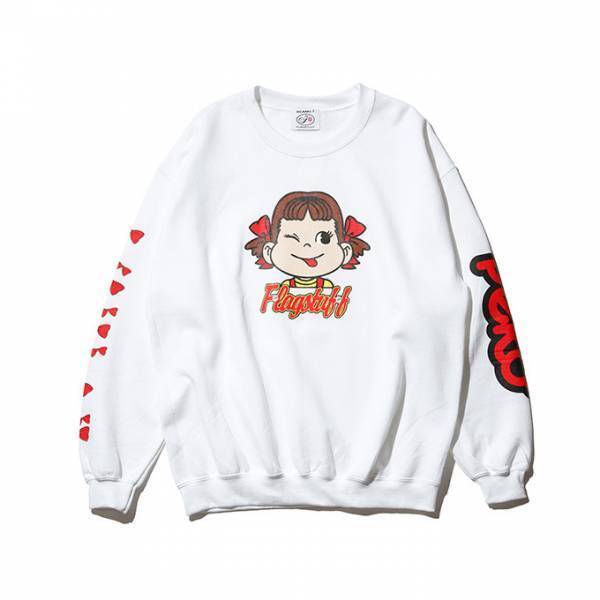 「不二家ペコちゃん」のウェアがビームスで発売 - ミルキーデザインのジャケットやペコちゃんのロンT