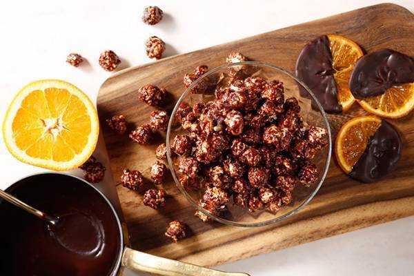 ククルザ ポップコーンの新フレーバー「オランジェット」キャラメル風味のチョコ＆ほろ苦いオレンジピール