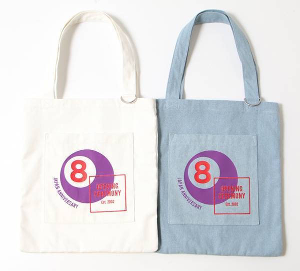 オープニングセレモニー日本上陸8周年“ビリヤードボール”プリントのバッグやTシャツ&復刻ロゴトート
