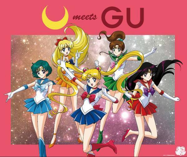 GU×美少女戦士セーラームーン、ルナの刺繍ブラウスやセーラー戦士Tシャツなどコラボ第2弾発売