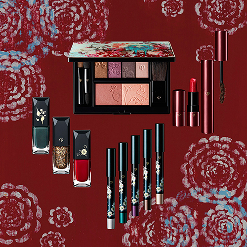 クレ・ド・ポー ボーテのクリスマスコフレ、"中国の夜"がテーマの妖艶なムード纏わすパレットやネール