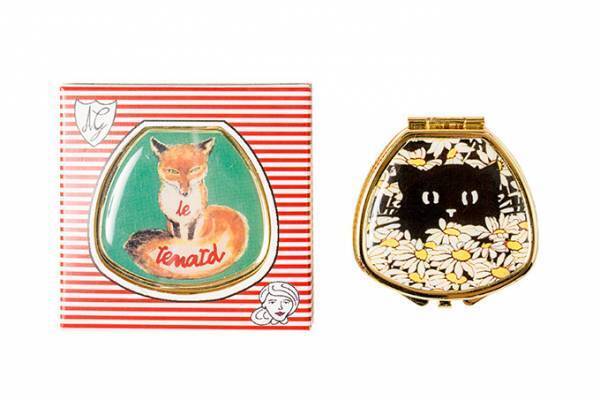 ロンドン発ナチュラルコスメ「アンドレア・ガーランド」のリップバーム、猫モチーフのヴィンテージデザイン