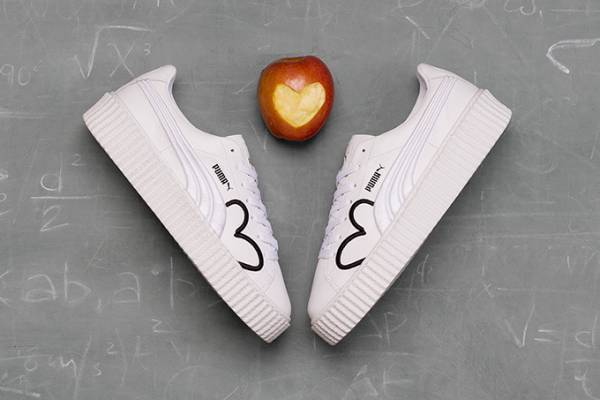 フェンティ プーマ バイ リアーナのスニーカー「クリーパー」から新作、レザーアッパーにハートの刺繍