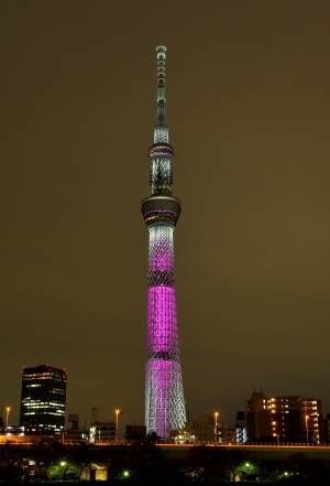 東京スカイツリーがピンクにライトアップ ソラカラちゃんの限定グッズの販売も 17年9月15日 ウーマンエキサイト 1 2
