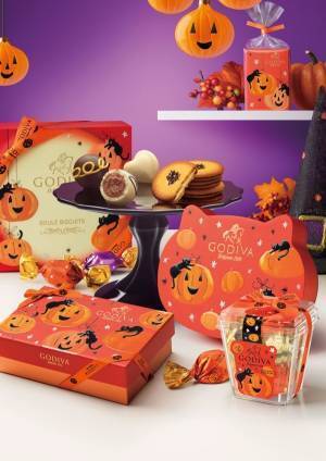 ゴディバからハロウィン限定「マジック コレクション」登場、ハローキティとのコラボアイテムも