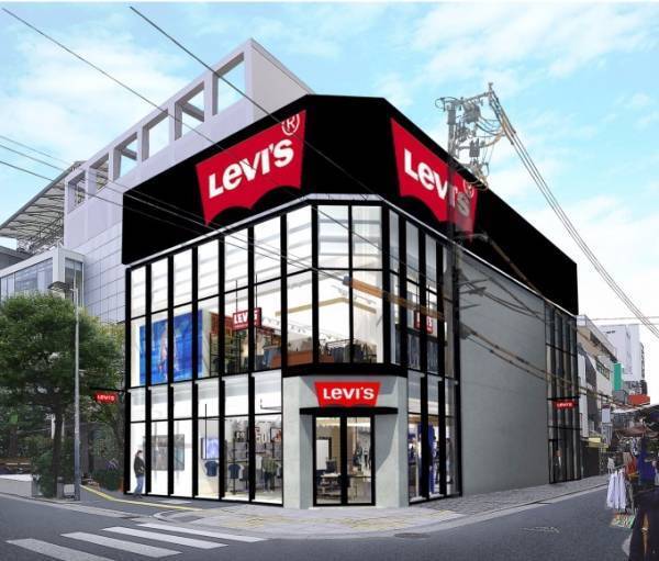 リーバイス、心斎橋にアジア最大級・関西エリア初の旗艦店 - 国内初のブランド古着取り扱い、限定商品も