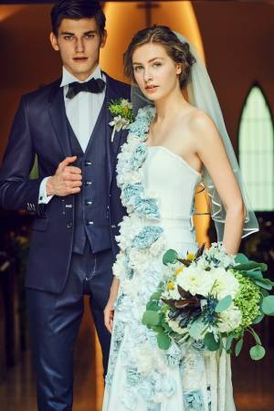 ディーゼルが手掛けるブライダル - デニムを使ったウエディングドレス、南青山で限定提供