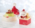 大丸心斎橋店のクリスマスケーキ - サンタクロースの帽子型ケーキや絵本の中のようなショートケーキ