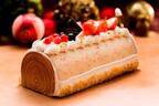 ジョエル・ロブション監修、クリスマスアイスケーキ - 上品な苺風味のブッシュドノエル