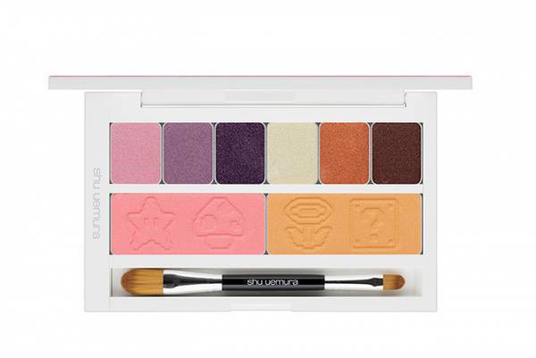 シュウ ウエムラ×スーパーマリオブラザーズのクリスマス限定コスメ、ピーチ姫が着想源のパレットなど