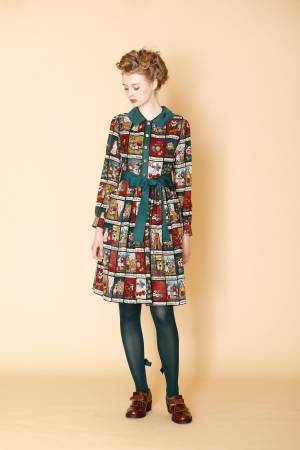 ジェーンマープル、おとぎ話モチーフのワンピースや編み込みカーディガン - “長靴をはいた猫”など