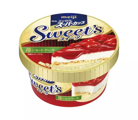 スーパーカップ苺ショートケーキ味が復活、レギュラー化決定 - ザクザククッキー×果肉たっぷり苺ソース