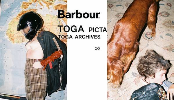 TOGA×英バブアー - ヴィンテージピンがカラフルな“一点もの”限定ジャケット