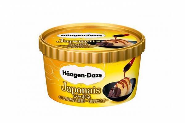 ハーゲンダッツの新作「ジャポネ＜バニラ＆きなこ黒蜜＞～濃厚仕立て～」 全国で発売