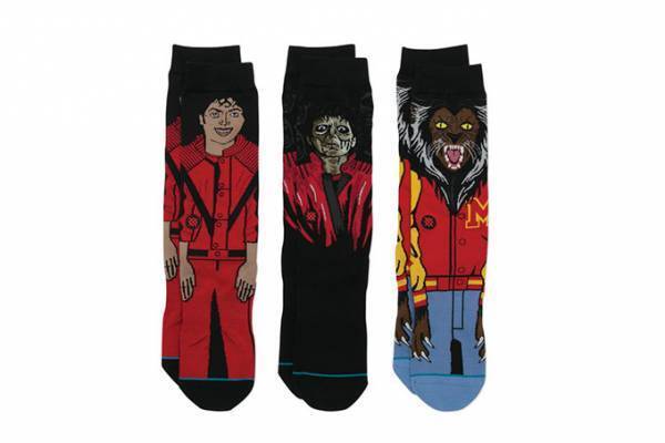 マイケル・ジャクソン「スリラー」の靴下、ゾンビマイケルや狼男をデザイン - 米ソックス・スタンスから