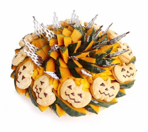カフェコムサから「おばけ＆ジャックオーランタン」が並んだハロウィン限定ケーキ