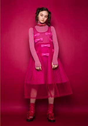 キャンディストリッパー17年冬の新作 - 猫モチーフニットやピンク一色のスカート