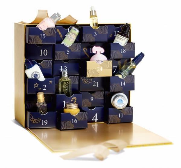 ロクシタンの人気コスメを詰め込んだ、クリスマス限定「アドベント ビューティーカレンダー」