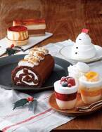 パティスリー キハチ、雪だるまをイメージしたケーキやクリスマスカラーのウィンタースイーツ発売