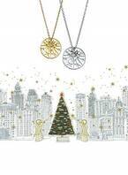 スタージュエリー ガールからクリスマス限定、“天使の輪”のようなダイヤモンドのネックレス