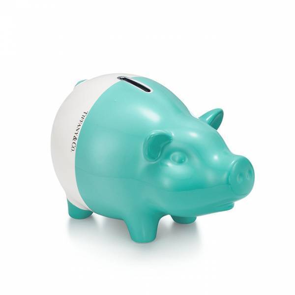 ティファニーのホームコレクション、スターリングシルバーの文房具＆ティファニーブルーの貯金箱