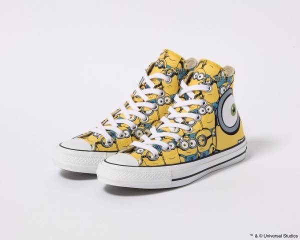 ミニオンのオールスター、コンバースと初コラボシューズ誕生