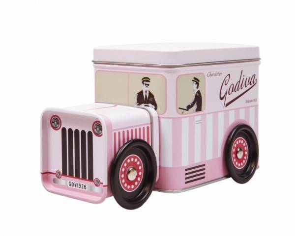 ゴディバから”幸せを運ぶ”ピンクバン型のトリュフアソートメント  - 秋限定「マカロンショコラ」も