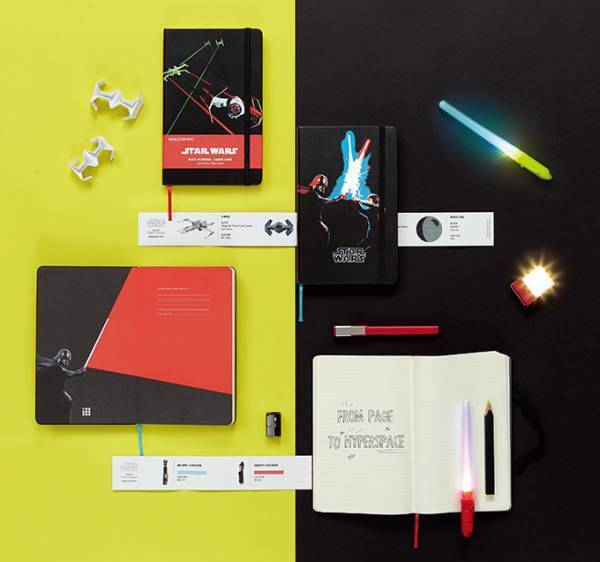 モレスキン『スター・ウォーズ』の限定ノートブック - ダース・ベイダーやスペースシップをデザイン