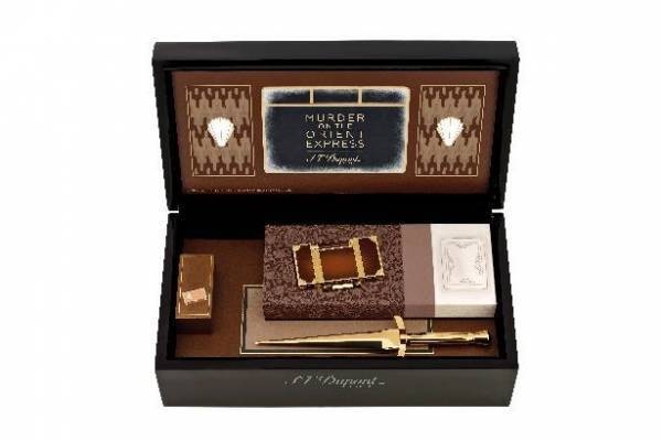 エス・テー・デュポン「オリエント急行殺人事件」限定コレクション、映画の華麗な様式をライターや筆記具に