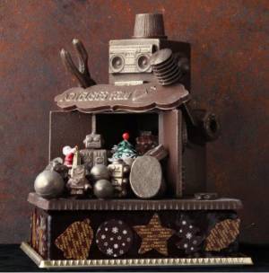 ウェスティンホテル東京のクリスマスケーキ - シュークリームのツリー、ロボットや雪山をモチーフに