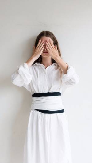 ほぼ日×ジャーナルスタンダード ラックスのコラボハラマキ - お揃いの毛糸のパンツも