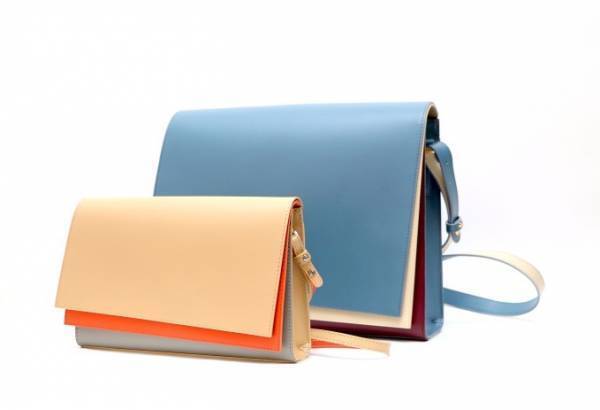 まとふ、“かさね色目”をモチーフにした初のレザーバッグ発売 - 日本古来の美意識に着想